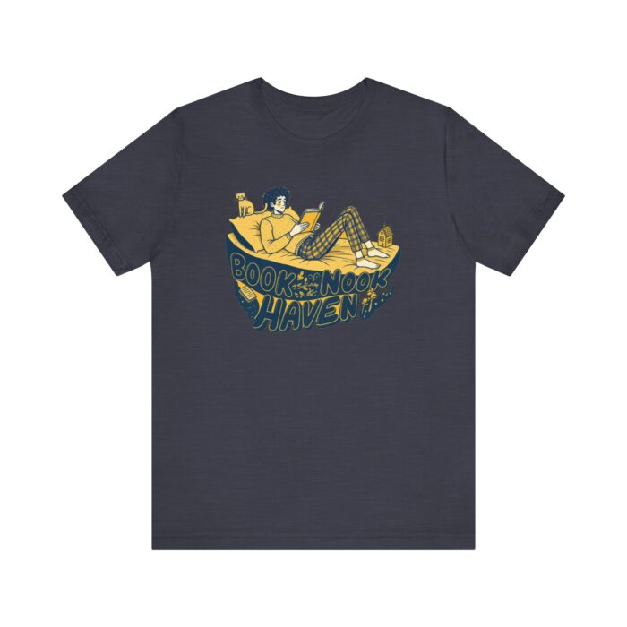 Cozy Book Nook Tee, Perfect for Readers, Literary Gifts, Book Lovers, Comfortable Casual Wear, Relaxing at Home - Image 37