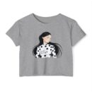 Women's Festival Crop Top - 'Quiet Strength' Graphic Tee