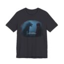 Mysterious Encounter Tee, Unisex Graphic T-Shirt, Fantasy Art Shirt, Gift for Dreamers, Unique Horror-Mystery Apparel