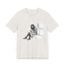 Reading Girl Unisex Tee, Cozy Reading Shirt, Book Lover's Tee, Literary Gift, Casual Everyday Wear