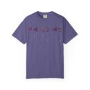 product Fashion Garment-Dyed Unisex T-shirt with Unique Color Splash | Relaxed Fit Summer Tee, Gift for Friends, Casual Style, Festival Wear