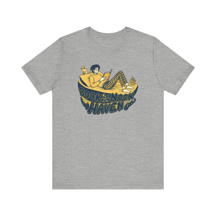 Cozy Book Nook Tee, Perfect for Readers, Literary Gifts, Book Lovers, Comfortable Casual Wear, Relaxing at Home - Image 25