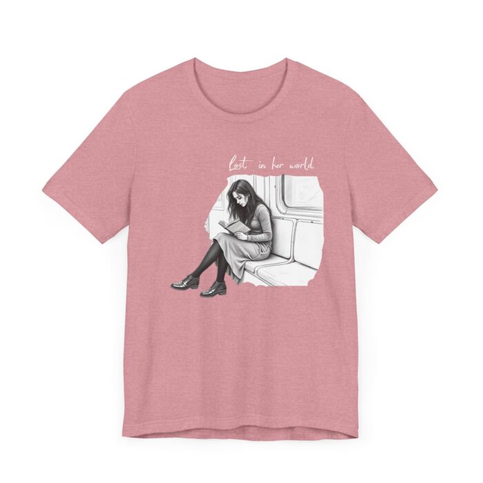 Reading Girl Unisex Tee, Cozy Reading Shirt, Book Lover's Tee, Literary Gift, Casual Everyday Wear - Image 19