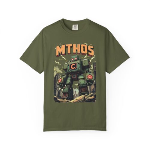 Vintage Robot Graphic Tee, Unisex Casual T-Shirt, Gift for Gamers, Retro Style Shirt, Perfect for Comic-Con, Everyday Wear