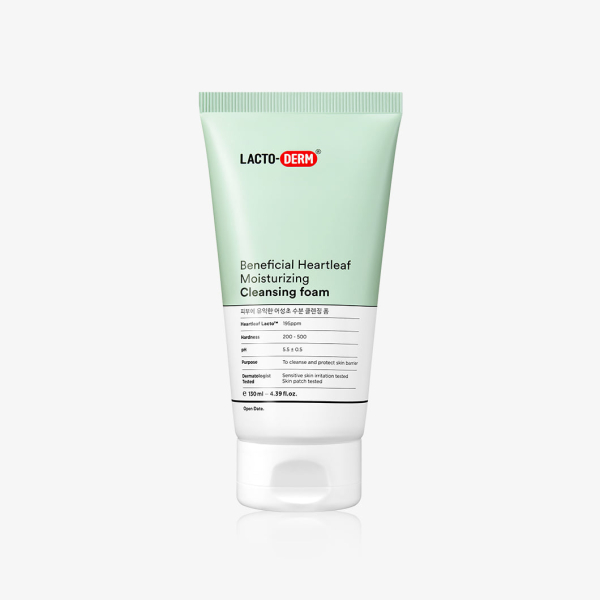 "meta_description": "LACTO-DERM Heartleaf Cleanser offers gentle hydration for sensitive, oily-dehydrated skin.",