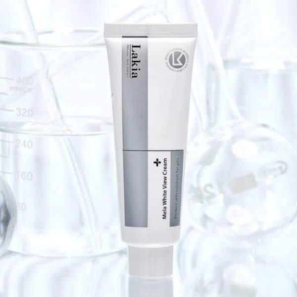 "meta_description": "Enhance your glow with Lakia Mela White View Cream. Achieve radiant skin with tone-up benefits.",