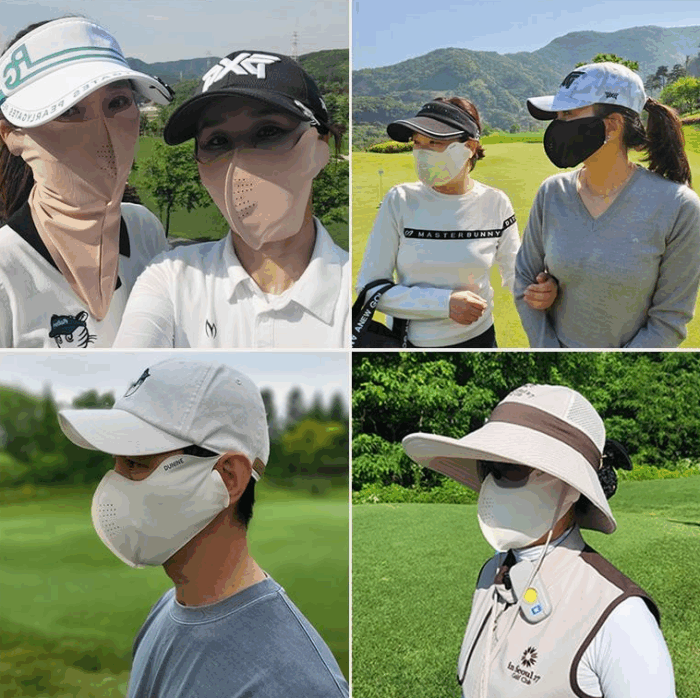 DUNINE UV Protection Sports Golf Mask Standard - Image 2