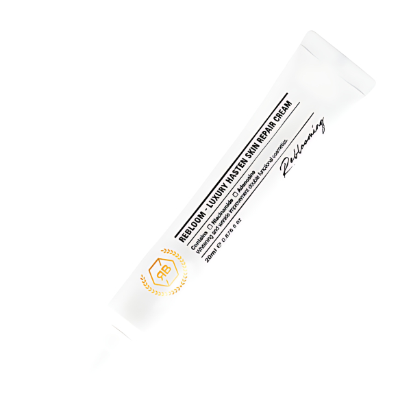 "meta_description": "REBLOOM Luxury Skin Repair Cream provides deep hydration and barrier support with Centella Asiatica.",