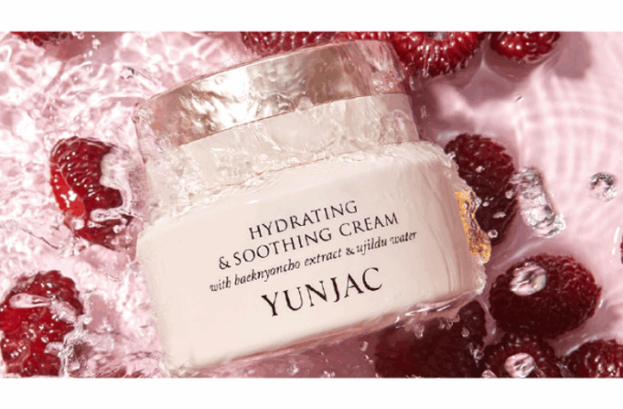 YUNJAC Hydrating Soothing Cream with Baeknyoncho Extract Ujildu Water 50ml - Image 3