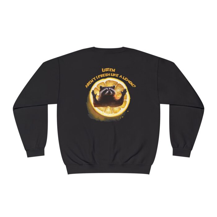 Lemonish racoon Unisex NuBlend® Crewneck Sweatshirt - Image 6