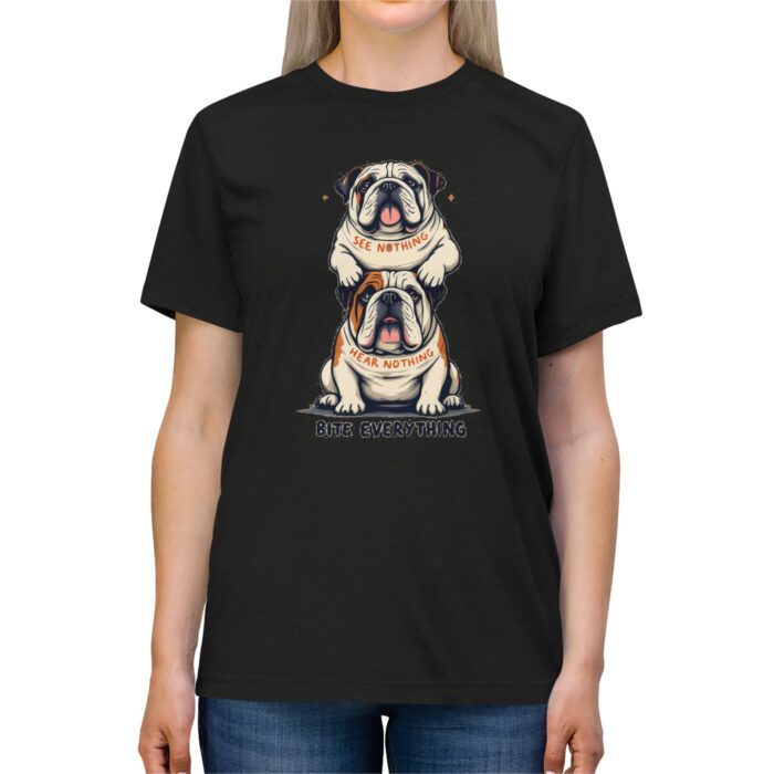 BITE EVERYTHING Unisex Triblend Tee - Image 19