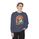 Stay positive Unisex Garment-Dyed Sweatshirt