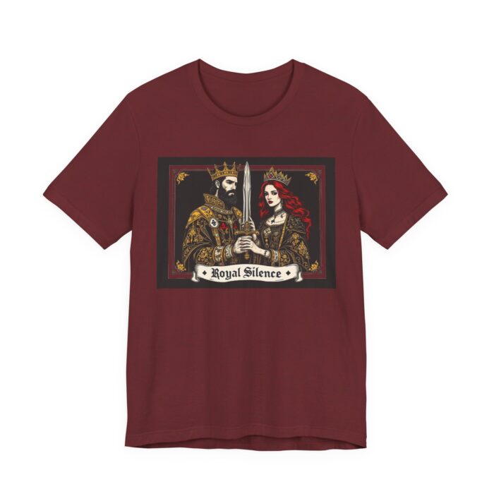 Royal Silence Graphic Tee, Gothic T-Shirt, King and Queen Shirt, Unisex Fashion Top, Drawstring Bag, Gift for Him/Her - Image 39