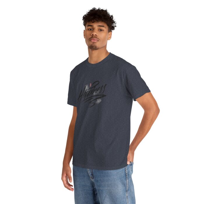 Happiness Unisex Heavy Cotton Tee - Comfortable Daily Wear - Image 40
