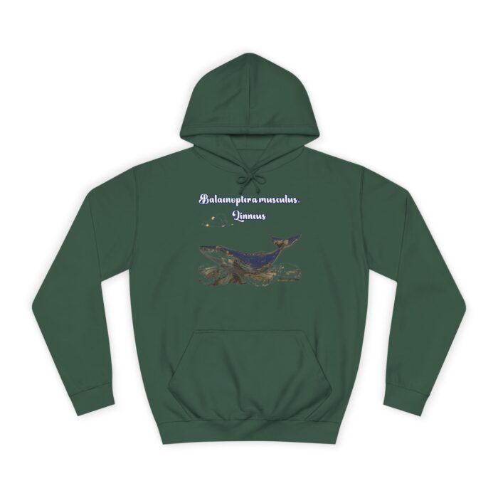 Blue Whale Unisex College Hoodie - Image 17