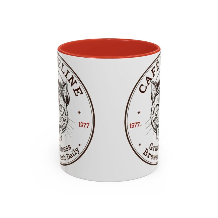 Grumpy Cat Accent Coffee Mug | Cat Lover Gift, Unique Coffee Cup, Pet-Themed Kitchenware, Café Decor, Funny Cat Mug - Image 21