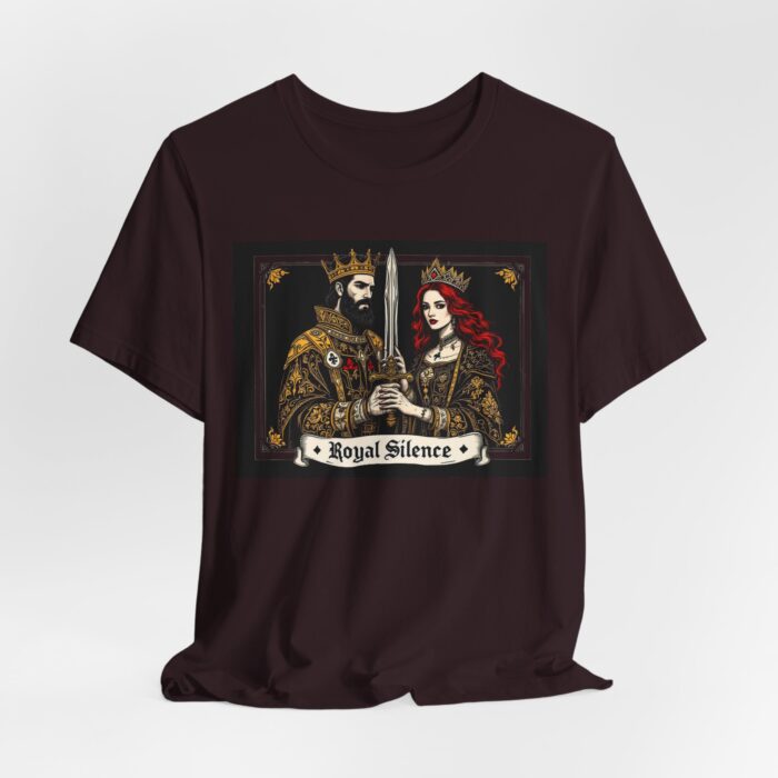 Royal Silence Graphic Tee, Gothic T-Shirt, King and Queen Shirt, Unisex Fashion Top, Drawstring Bag, Gift for Him/Her - Image 51