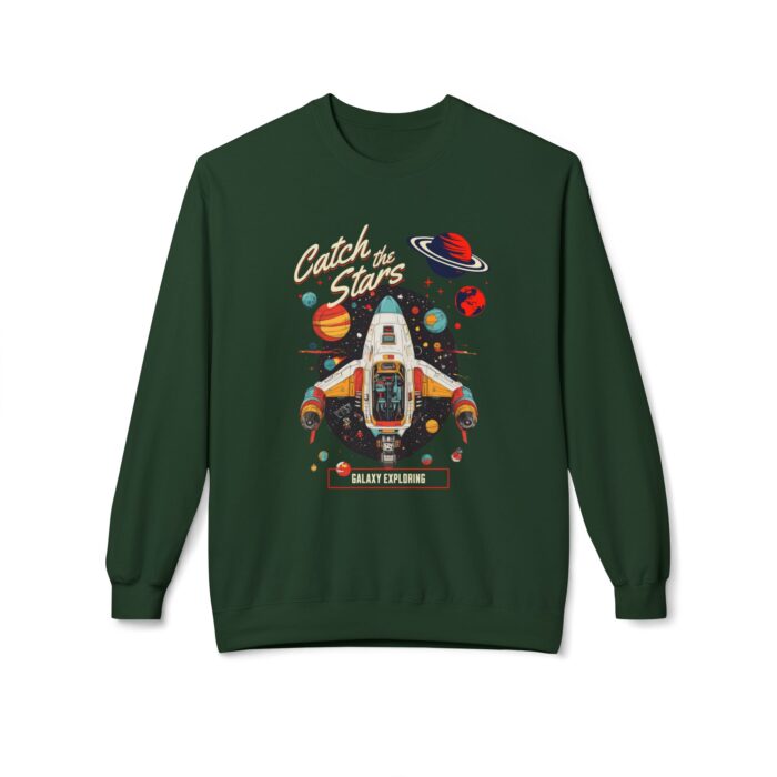 Catch the stars Unisex Midweight Softstyle Fleece Crewneck Sweatshirt - Image 33