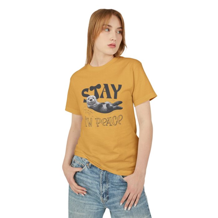 Stay in Peace Graphic Tee, Unisex Cotton T-Shirt, Casual Apparel, Gift for Friends, Relaxed Vibe Clothing - Image 8