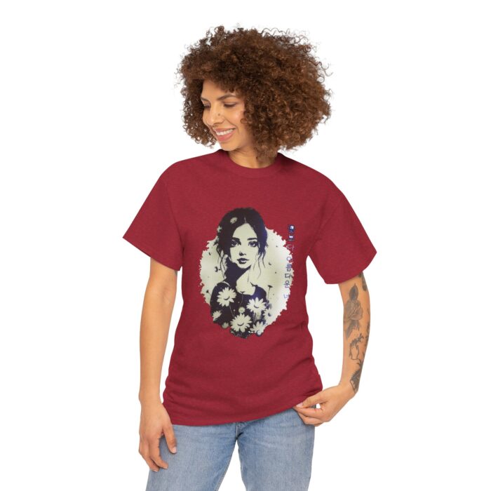 You are more beautiful than flowers Unisex Heavy Cotton Tee - Image 31
