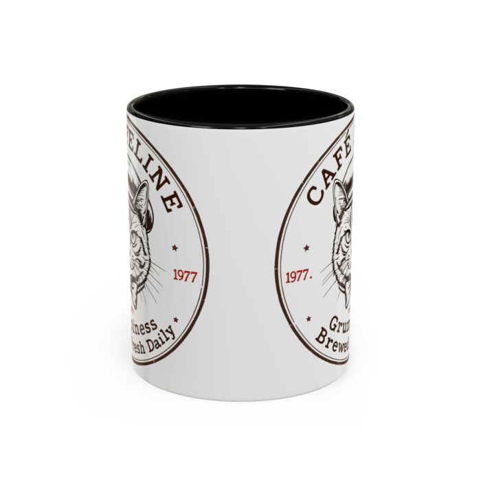 Grumpy Cat Accent Coffee Mug | Cat Lover Gift, Unique Coffee Cup, Pet-Themed Kitchenware, Café Decor, Funny Cat Mug - Image 6