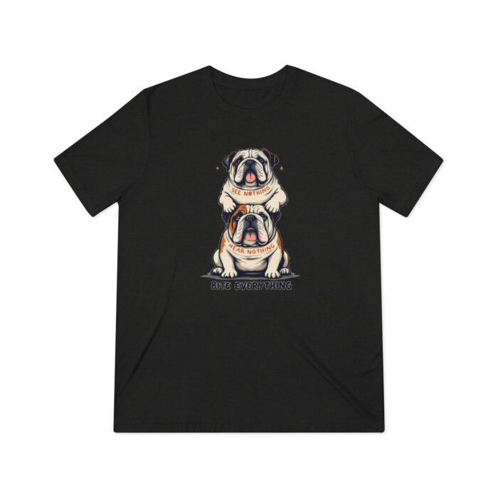 BITE EVERYTHING Unisex Triblend Tee - Image 17