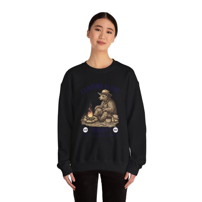 Camping alone Unisex Heavy Blend™ Crewneck Sweatshirt - Image 20
