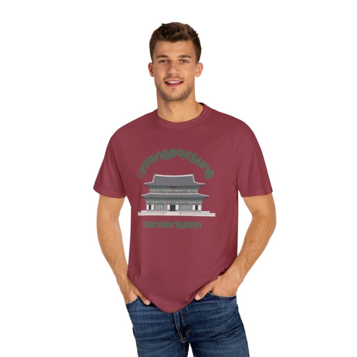 Gyeongbokgung Geunjeongjeonjeon Unisex Garment-Dyed T-shirt - Image 44