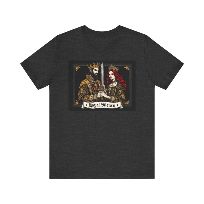 Royal Silence Graphic Tee, Gothic T-Shirt, King and Queen Shirt, Unisex Fashion Top, Drawstring Bag, Gift for Him/Her - Image 19