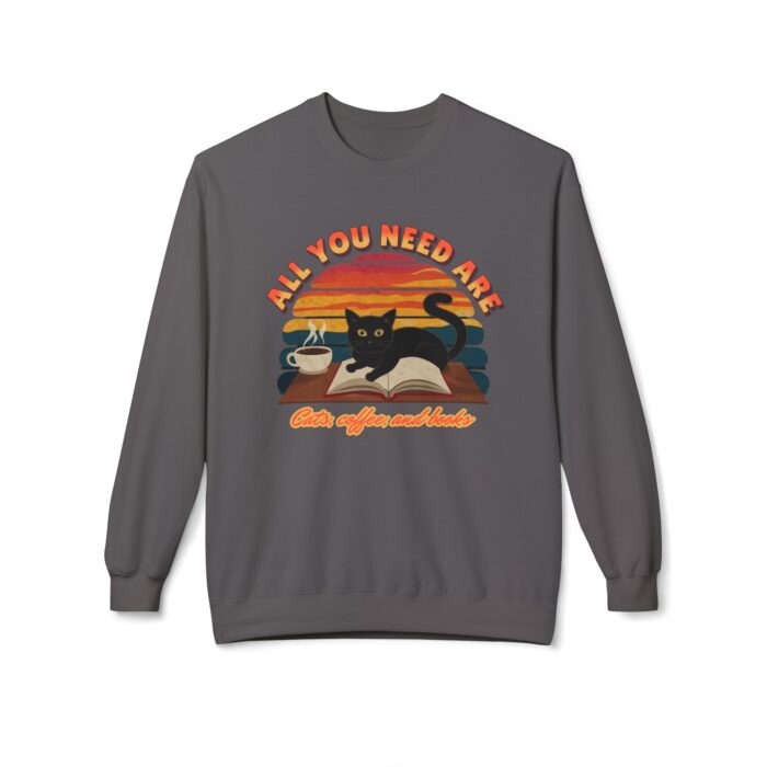 All you need are Unisex Midweight Softstyle Fleece Crewneck Sweatshirt - Image 17