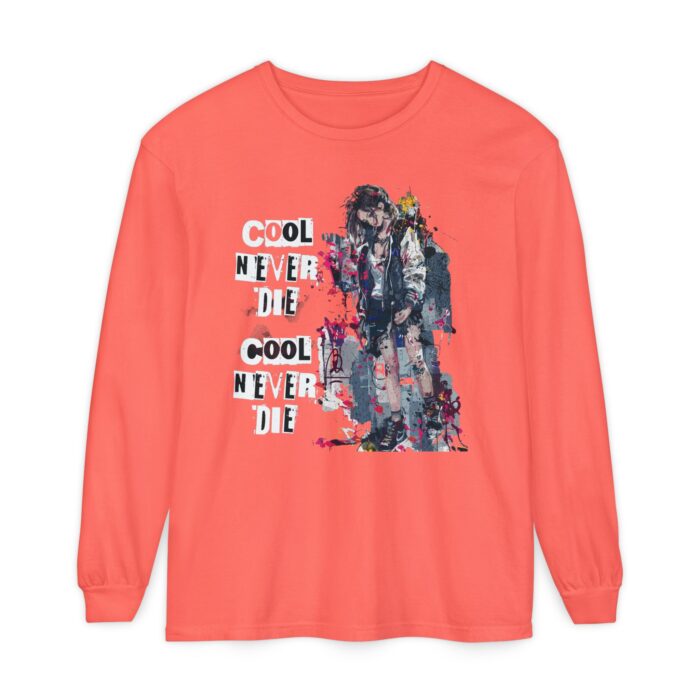 Cool never die Garment-dyed Long Sleeve T-Shirt - Image 13