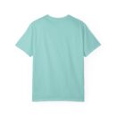 Happy Vibes Unisex Garment-Dyed T-Shirt, Summer Outfit, Beach Day Tee, Gift for Friends, Relaxing T-Shirt, Holiday Apparel