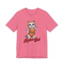 Retro Cat Unisex Tee, Fun Cat Shirt, Summer Vibes T-Shirt, Gift for Cat Lovers, Cute Animal Apparel