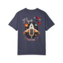 Galaxy Exploring Unisex Garment-Dyed T-Shirt - Space Adventure Vibe
