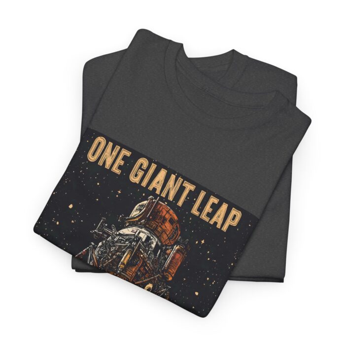 Moon Landing Adventure Tee - Unisex Heavy Cotton T-Shirt, Space Exploration Gift, Astronomy Shirt, Vintage Style Tee, One Giant Leap Design - Image 21