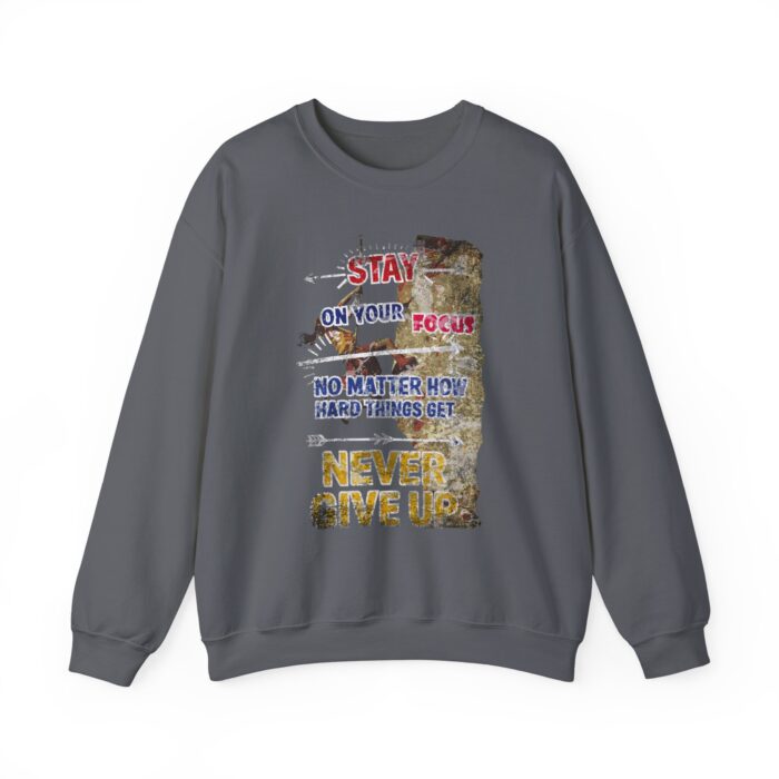 Never give up Unisex Heavy Blend™ Crewneck Sweatshirt - Image 21