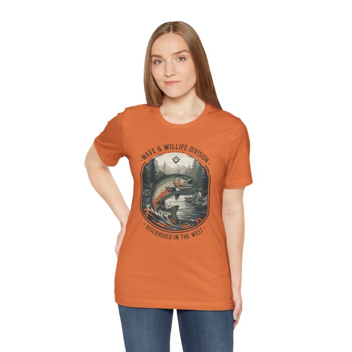 Nature-Inspired Graphic Tee, Perfect for Outdoor Enthusiasts and Casual Wear, Gift for Fishermen, Wilderness Adventure Shirt, [...] - Image 8