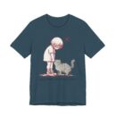 Cute Cat Lover Tee, Animal Graphic Shirt, Gift for Cat Mom, Funny Pet Lover Apparel, Love Knows When You're Quiet T-Shirt