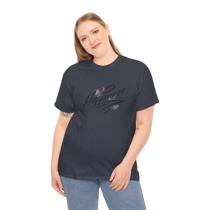 Happiness Unisex Heavy Cotton Tee - Comfortable Daily Wear - Image 39