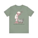 Cute Cat Lover Tee, Animal Graphic Shirt, Gift for Cat Mom, Funny Pet Lover Apparel, Love Knows When You're Quiet T-Shirt