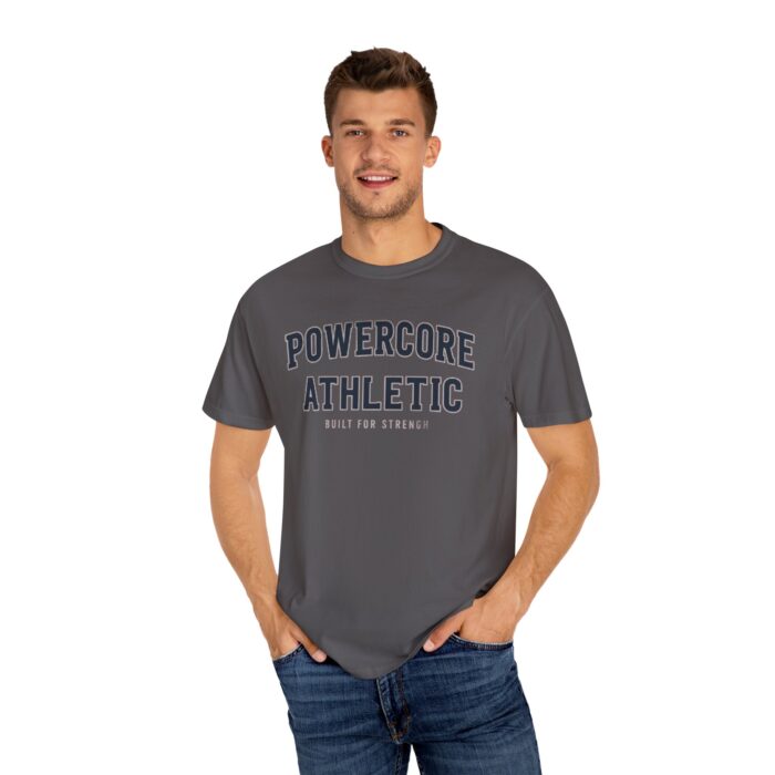 Powercore Athletic Unisex Garment-Dyed T-Shirt - Casual Workout Tee - Image 20