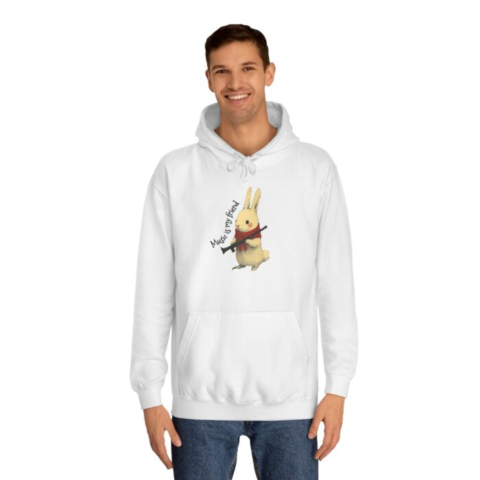 Music is my friend Unisex College Hoodie - Image 19