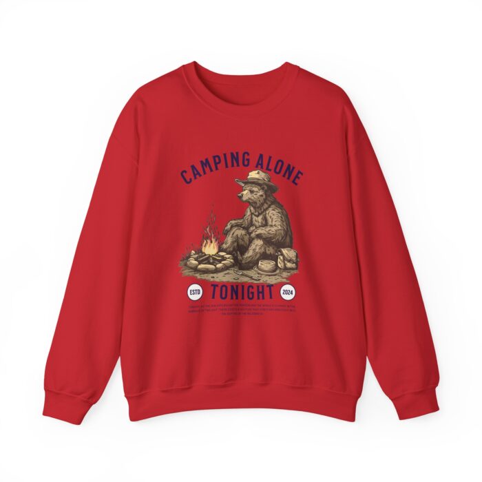 Camping alone Unisex Heavy Blend™ Crewneck Sweatshirt - Image 49