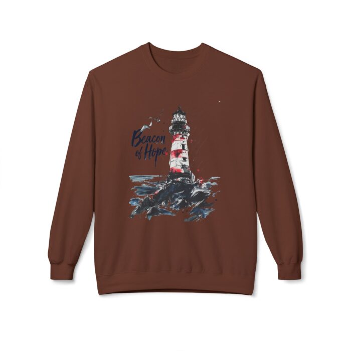 Beacon of Hope Unisex Midweight Softstyle Fleece Crewneck Sweatshirt - Image 9