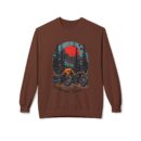 Ride the wild roads Unisex Midweight Softstyle Fleece Crewneck Sweatshirt