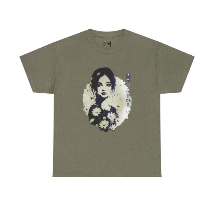 You are more beautiful than flowers Unisex Heavy Cotton Tee - Image 19
