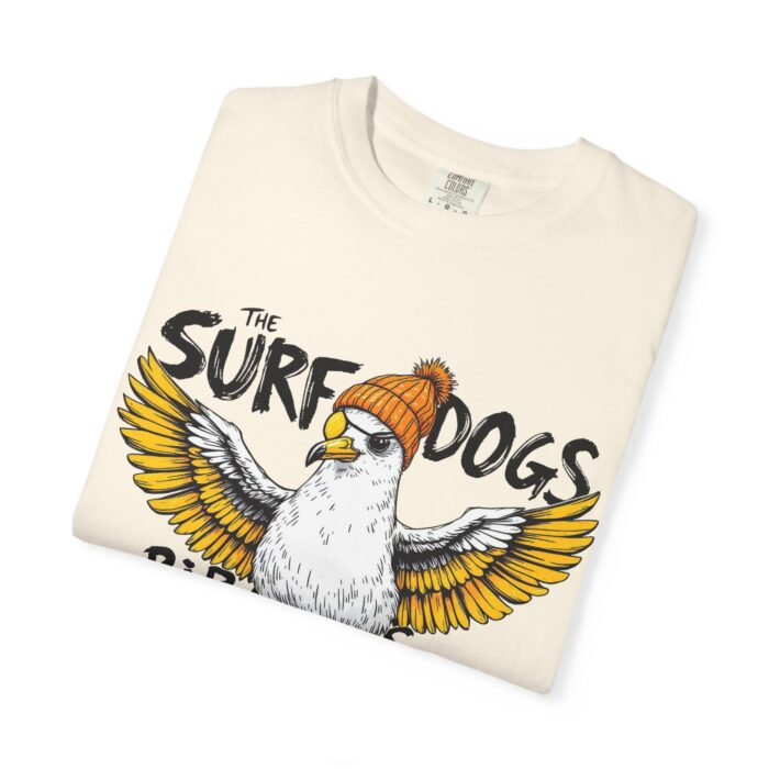 Surf Dogs Graphic T-Shirt for Animal Lovers - Unisex Garment-Dyed Tee - Image 6