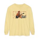 According to the will of God Rockin' Tiger Long Sleeve T-Shirt – Unisex Garment-Dyed Tee