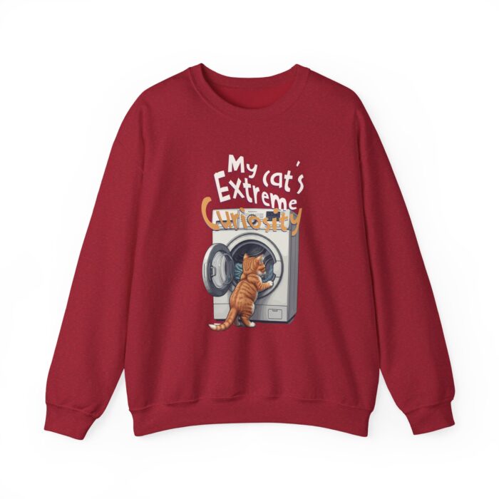 My cat's extreme curiosity Unisex Heavy Blend™ Crewneck Sweatshirt - Image 45