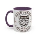 Grumpy Cat Accent Coffee Mug | Cat Lover Gift, Unique Coffee Cup, Pet-Themed Kitchenware, Café Decor, Funny Cat Mug